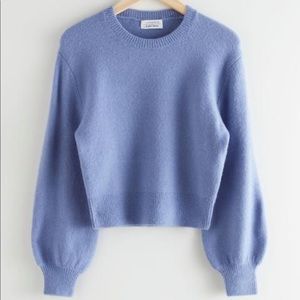 Relaxed sweater blue
